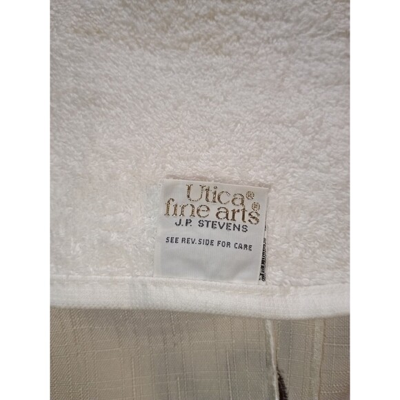 Utica Fine Arts Vintage Floral Bath Towel J.P. Stevens 46 X 25 Mol Irises - Picture 6 of 6